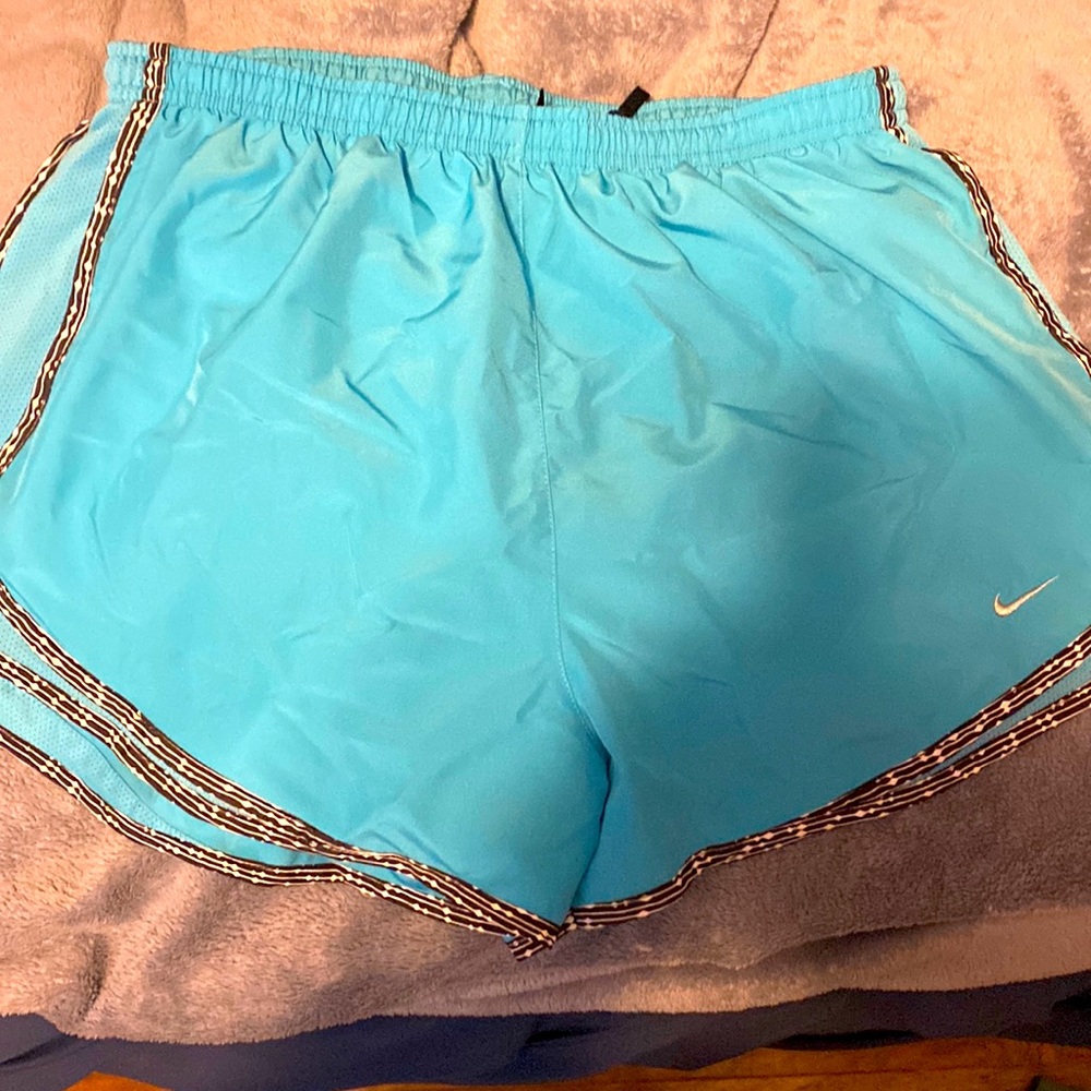 Nike blue DRI-FIT shorts.